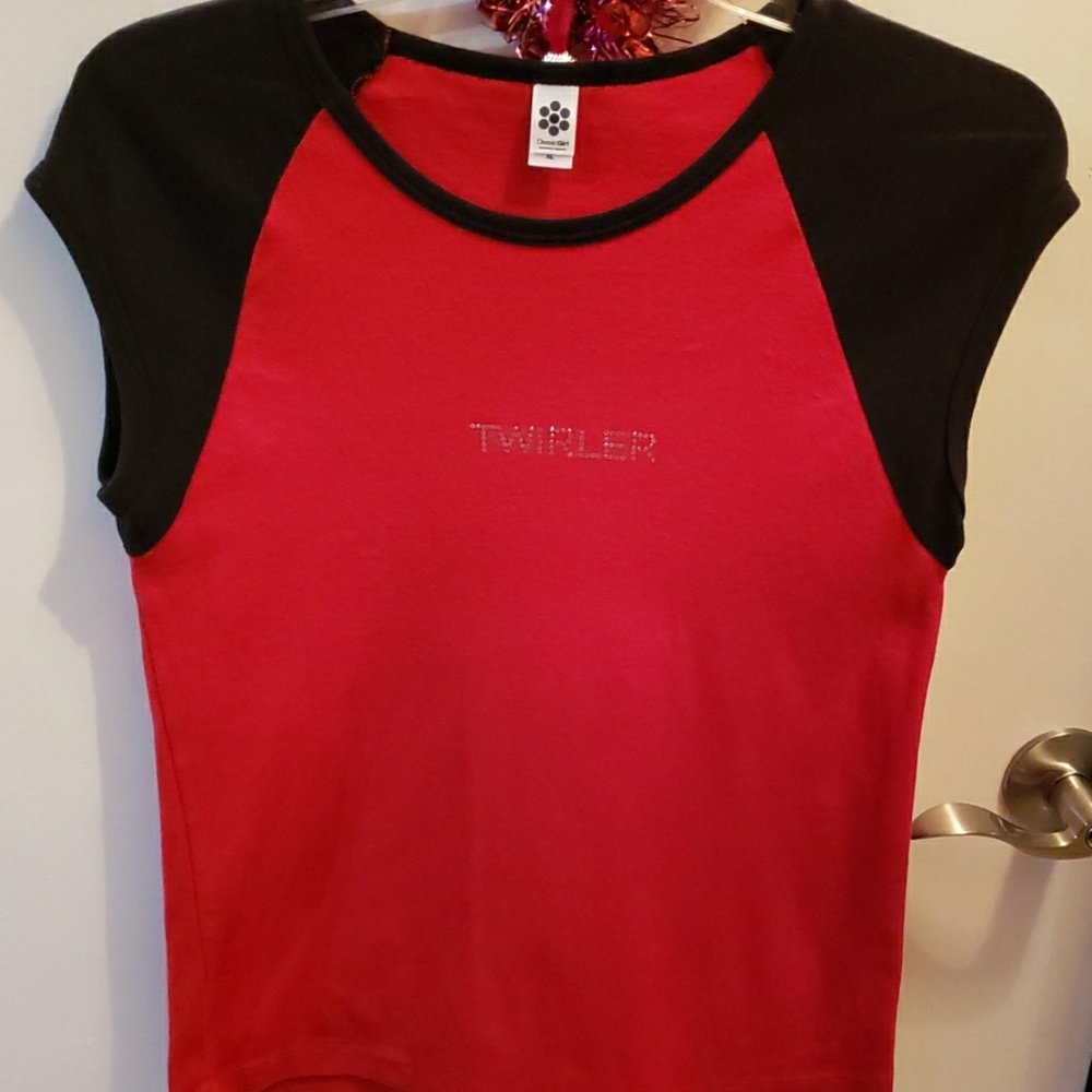 Rhinestone "Twirler Tee"